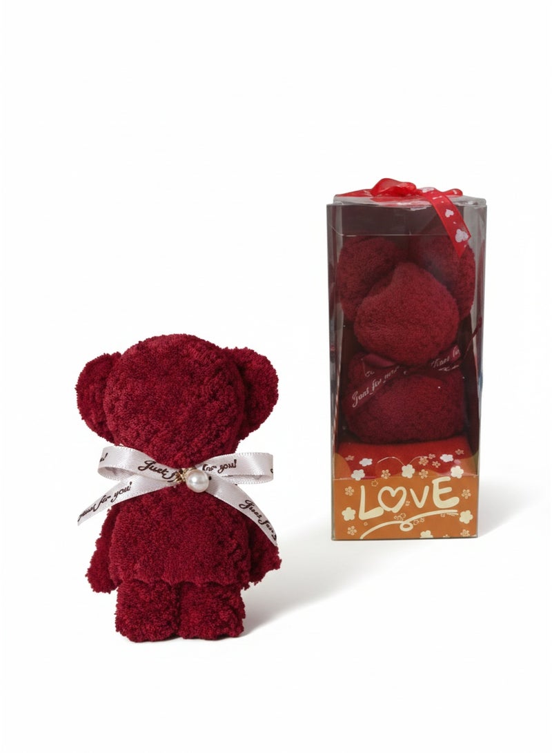 Toyland Love Teddy Bear Soft Toy Gift Box | Plush Stuffed Toy Pack for Valentine Day & Special Occasions |Assorted model - Image 1